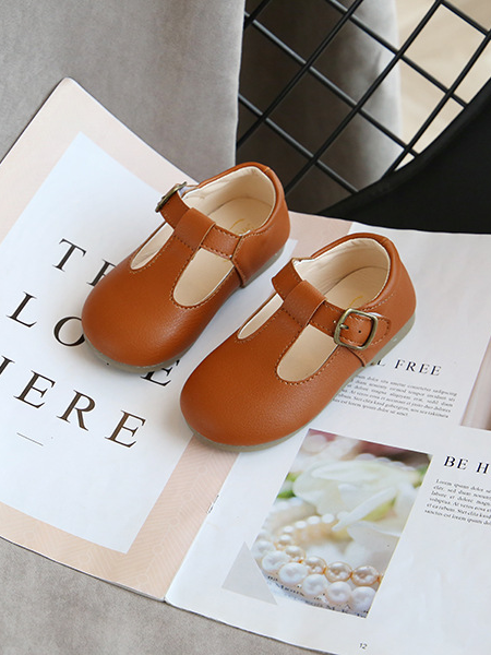 Shoes By Liv & Mia | Schoolgirl T Strap Buckle Flats