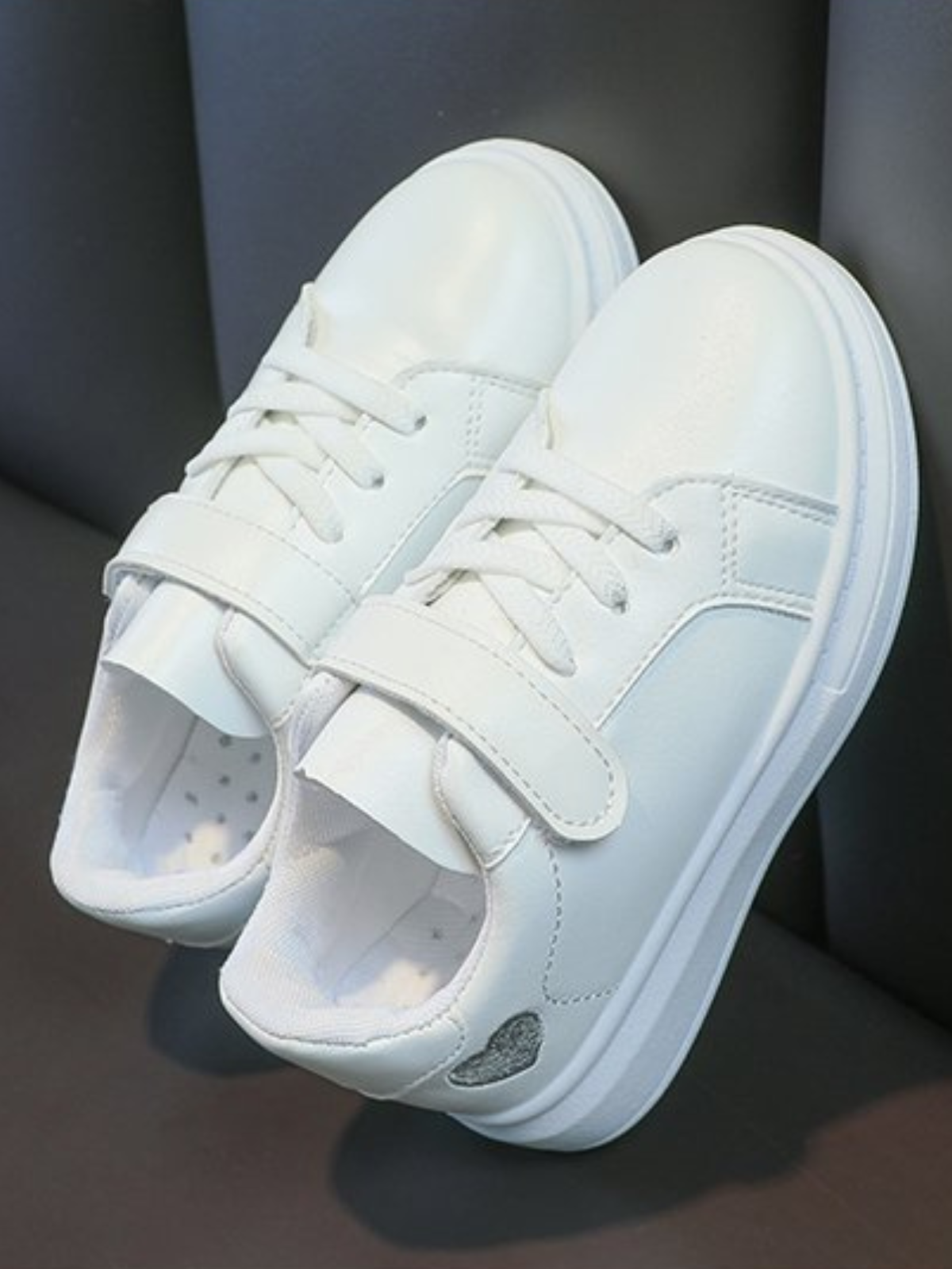 Girls Two Of Hearts Sneakers