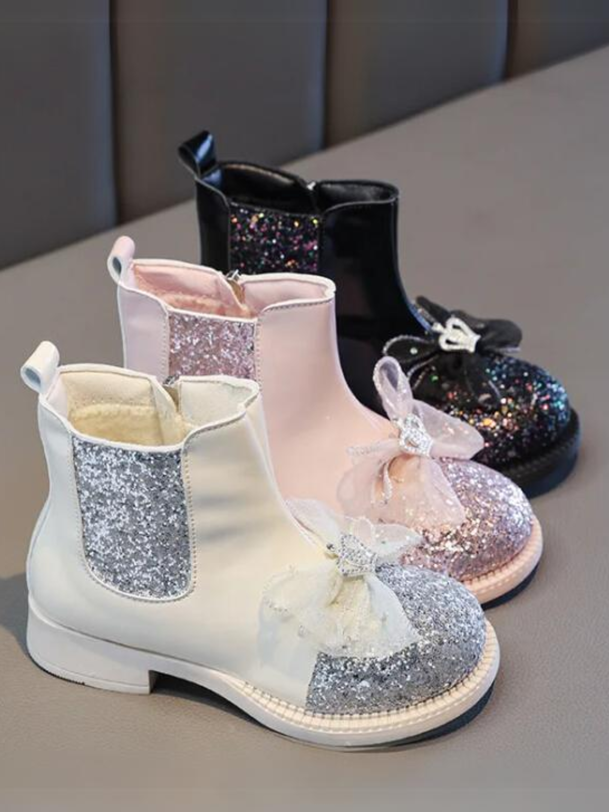 Mia Belle Girls Glitter Boots | Shoes By Liv & Mia