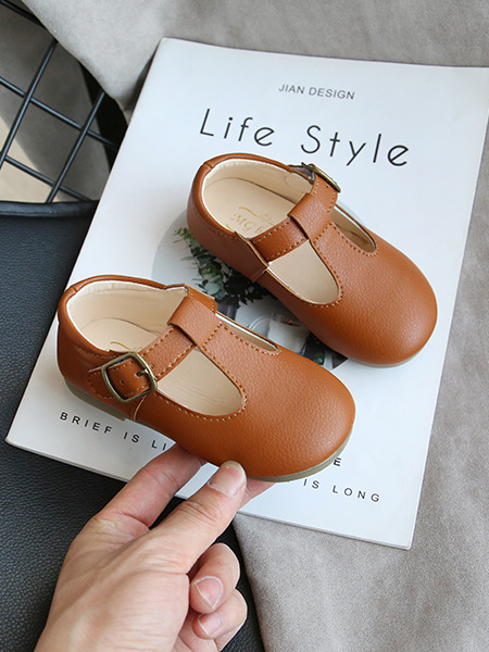 Shoes By Liv & Mia | Schoolgirl T Strap Buckle Flats