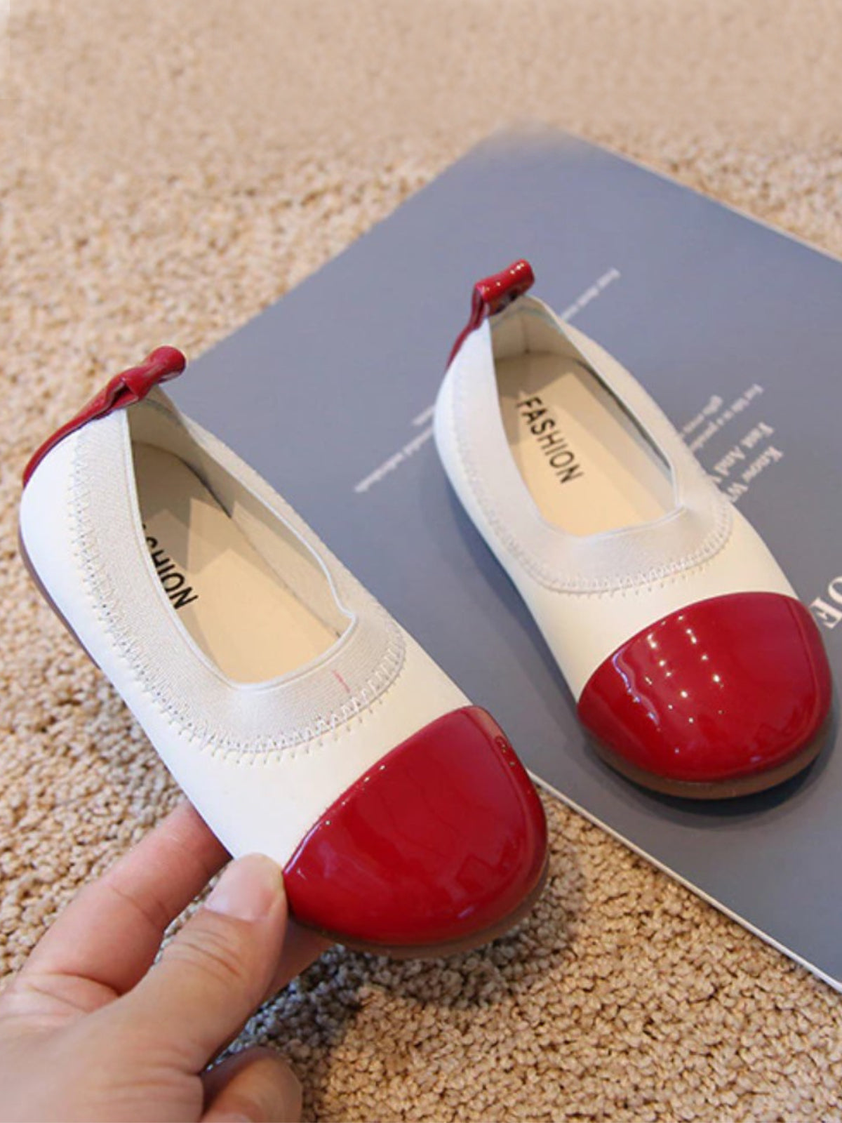 Trendy Feet Cap Toe Flats