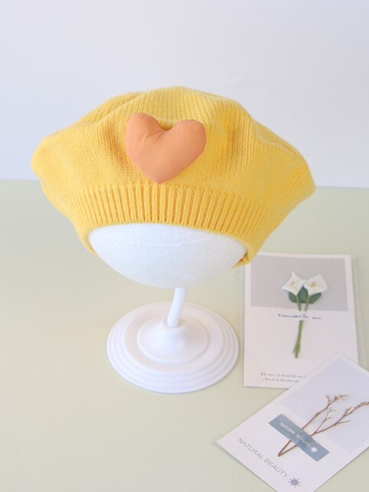 Mia Belle Girls Knitted Beret Hat | Girls Accessories