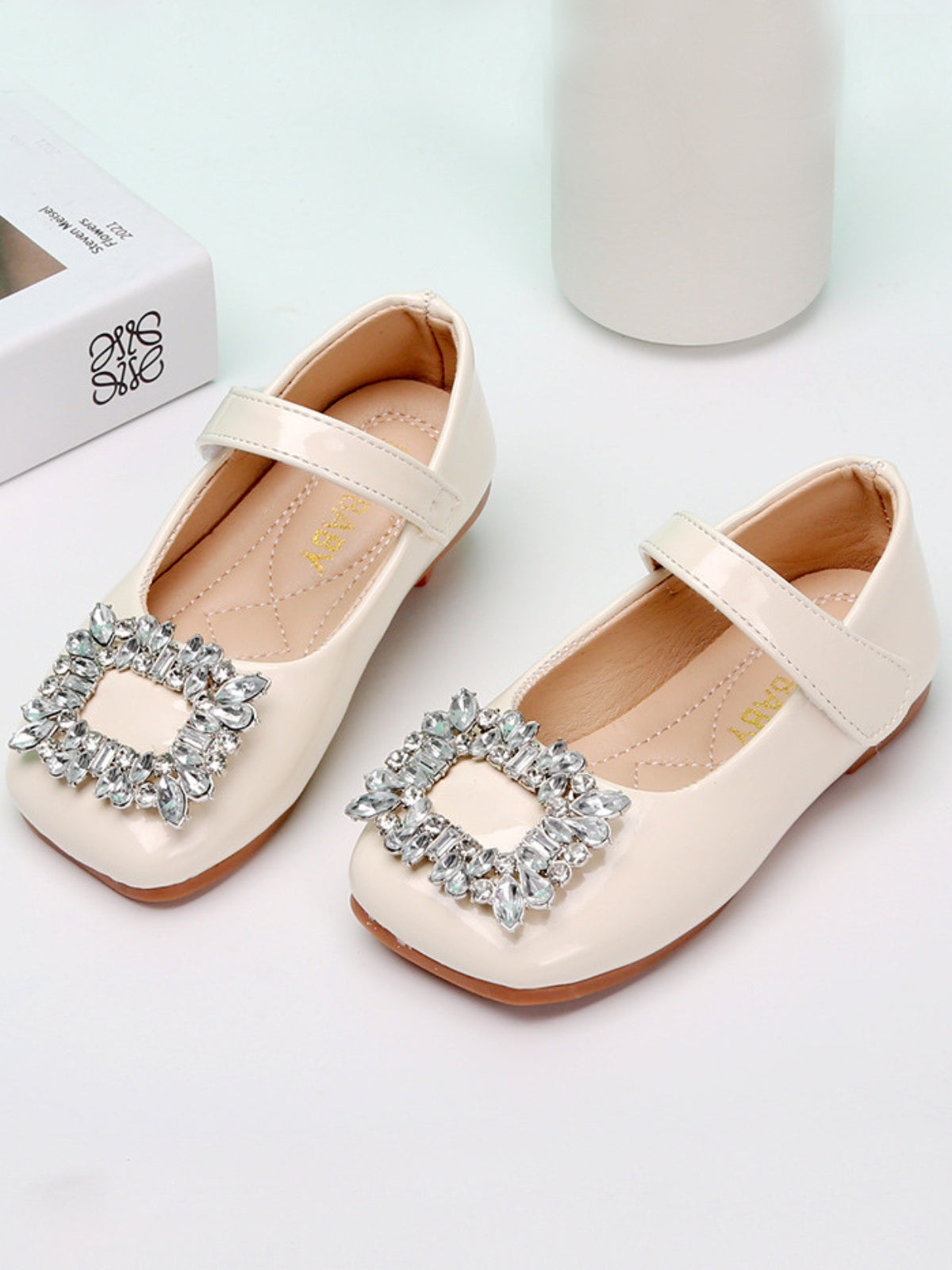 Mia Belle Girls Square Toe Mary Jane Shoes | Shoes By Liv & Mia