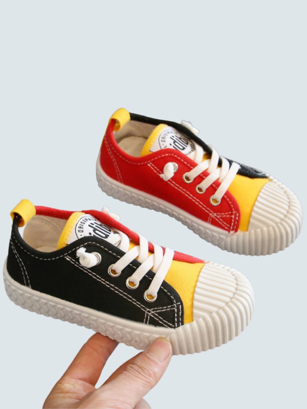Back To School Shoes | Colorblock Casual Sneakers | Mia Belle Girls
