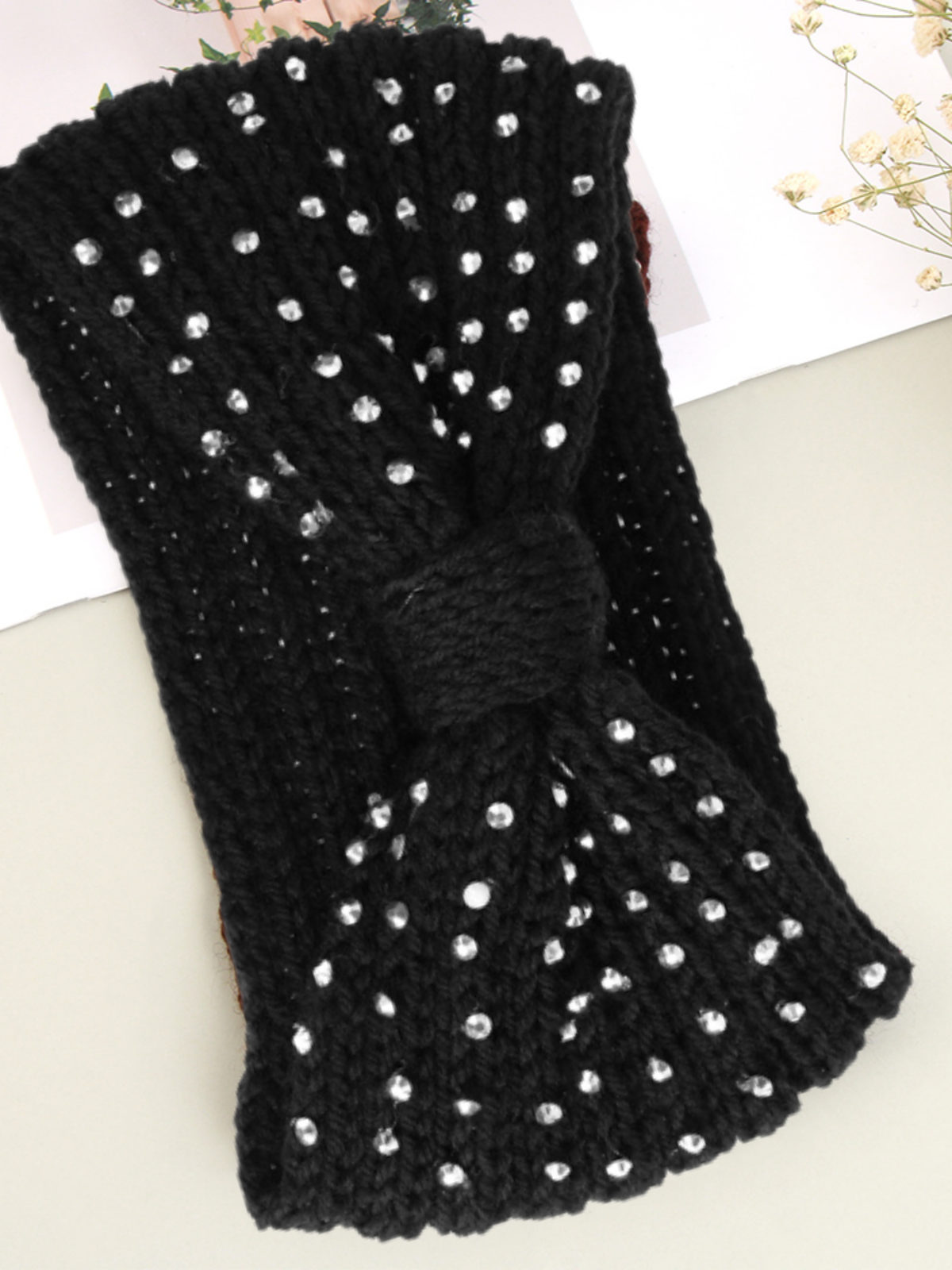 Cute Fashion Accessories | Girls Rhinestone Knitted Headband