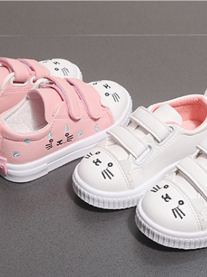 Shoes By Liv & Mia | Kitten Velcro Strap Sneakers - Mia Belle Girls