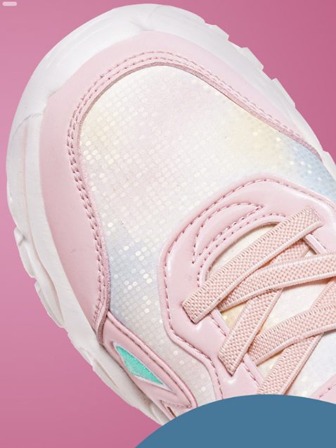 Back To School Shoes | Cute Kitten Shimmer Sneakers | Mia Belle Girls
