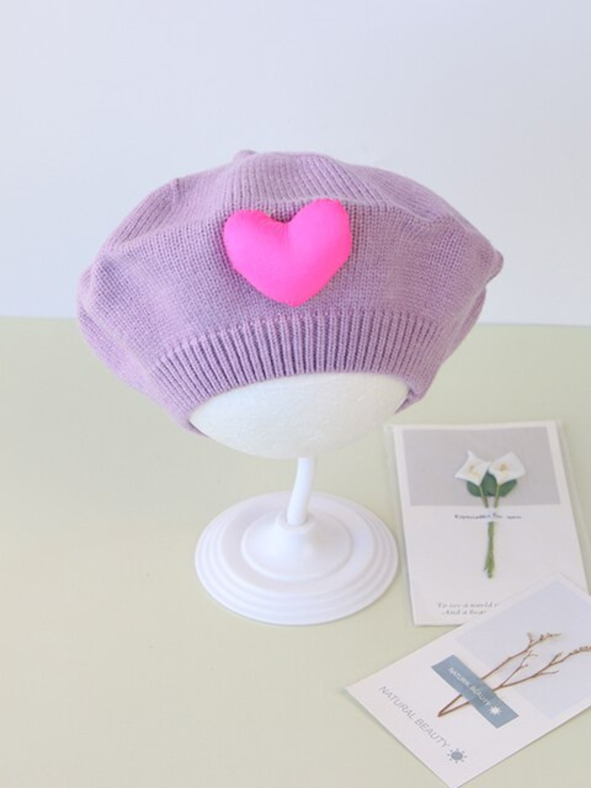 Mia Belle Girls Knitted Beret Hat | Girls Accessories