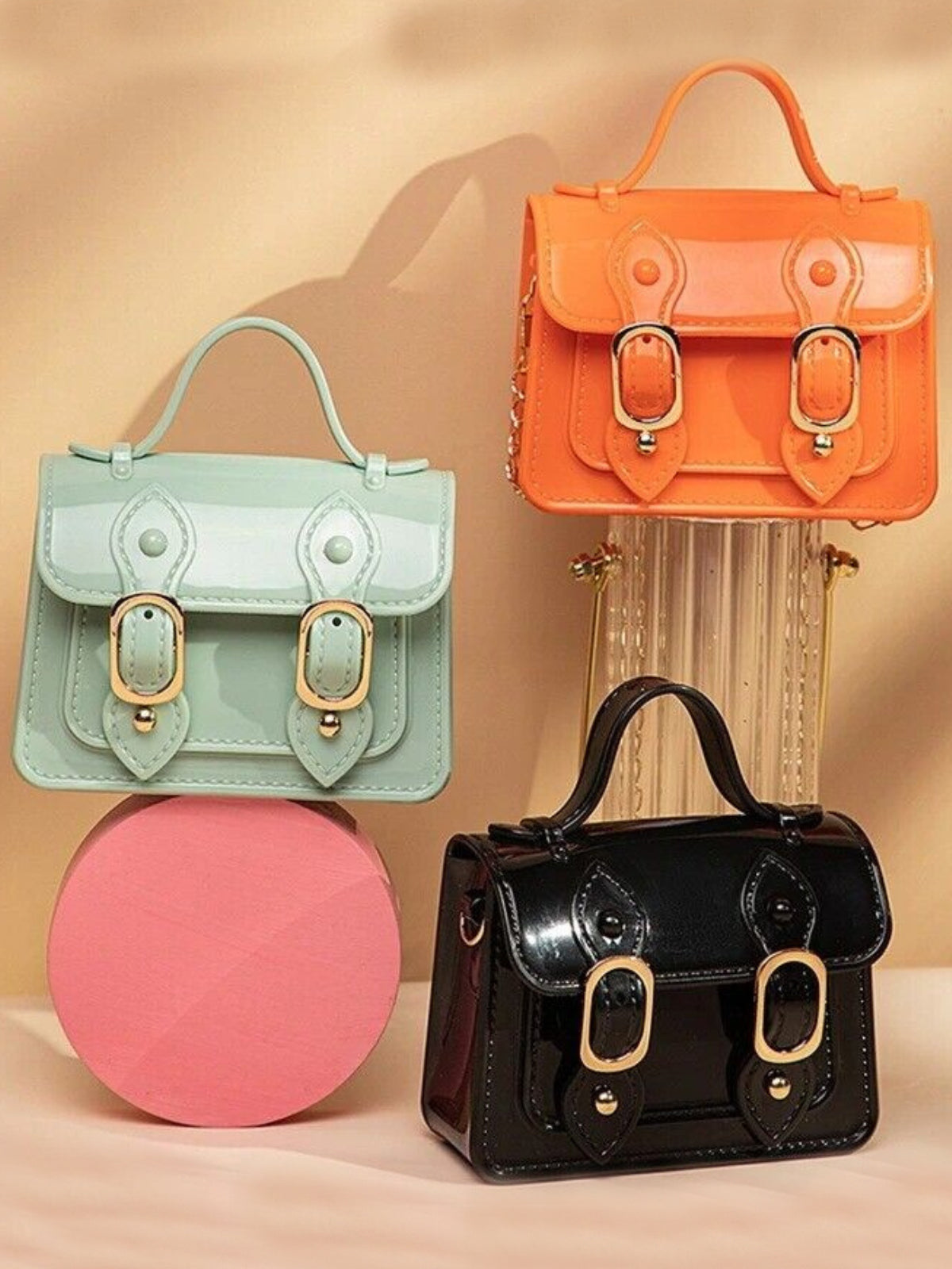 Mia Belle Girls Buckle Crossbody Bag | Girls Accessories