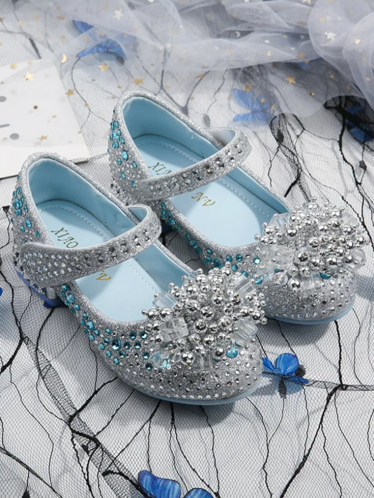 Mia Belle Girls Crystal Mary Jane Shoes | Shoes By Liv & Mia