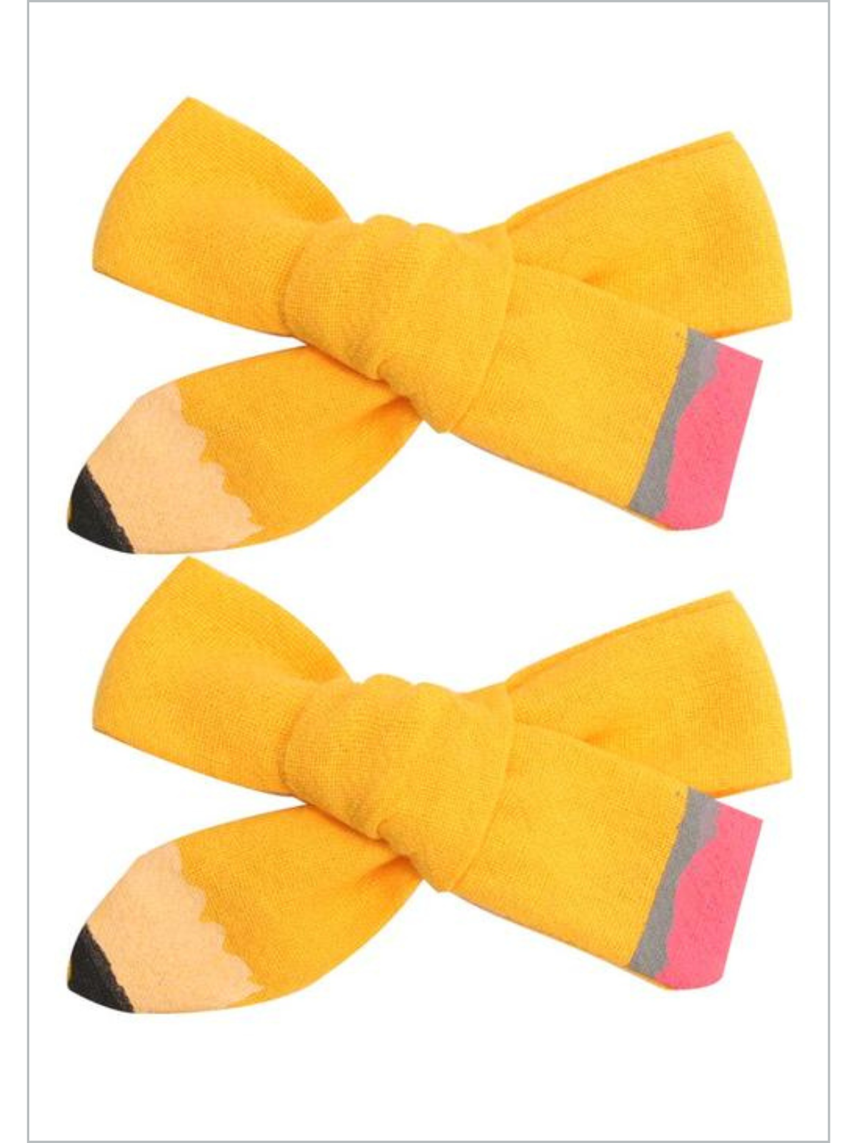 Girls School Accessories | Pencil Ribbon Hair Bows | Mia Belle Girls