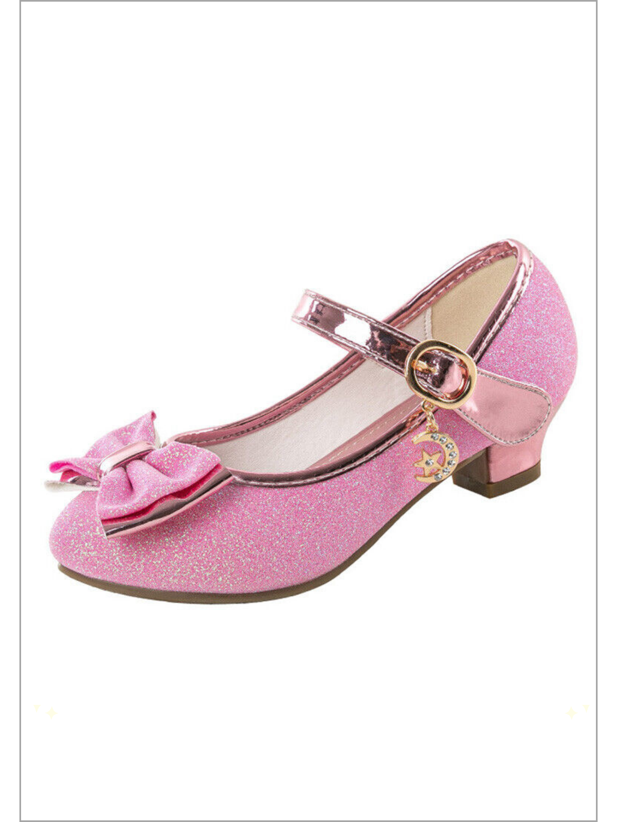 Mia Belle Girls Glitter Princess Heels | Accessories