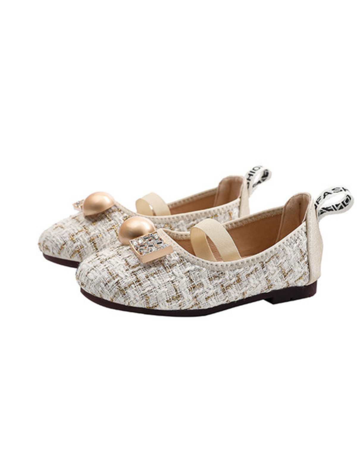 Shoes By Liv & Mia | Girls Tweed Mary Jane Flats