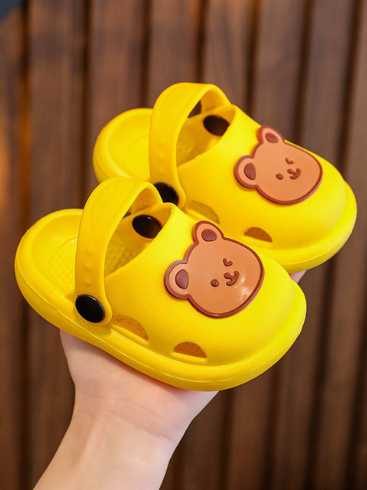 Shoes By Liv & Mia | Little Girls Bear Swimming Slippers | Kids Shoes