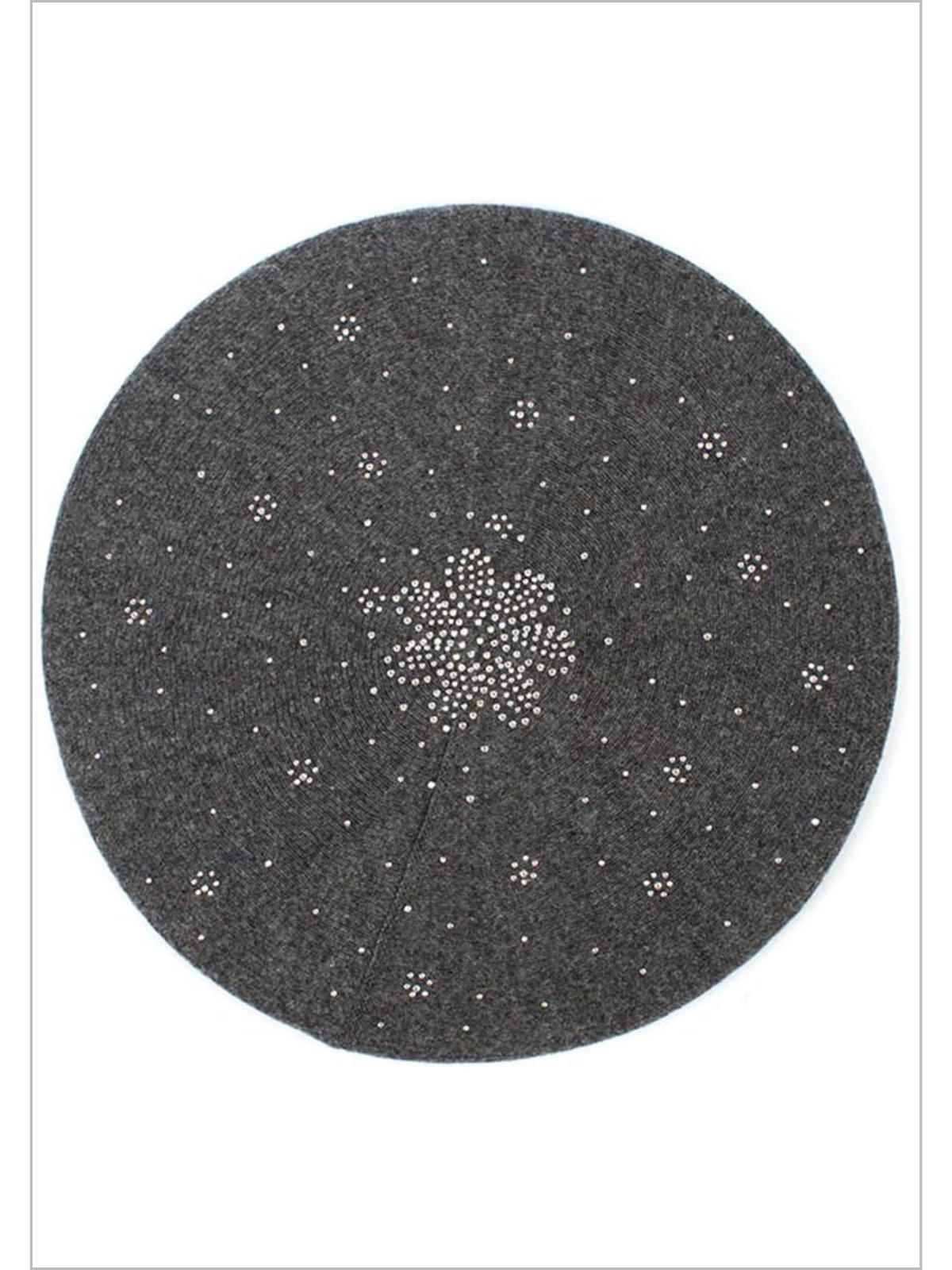 Mia Belle Girls Rhinestone Beret Hat | Girls Accessories