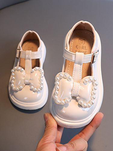 Shoes By Liv & Mia | Pearl T-Strap Mary Jane Flats - Mia Belle Girls
