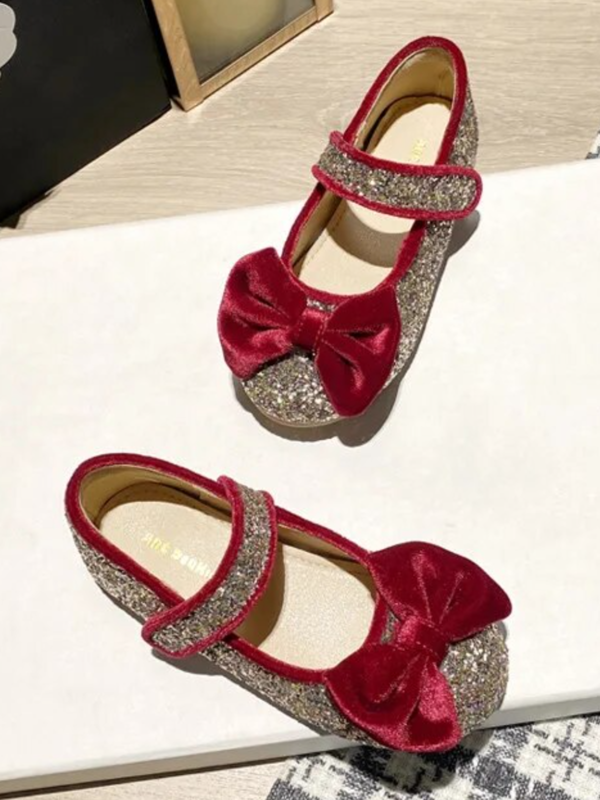 Mia Belle Girls Sequin Mary Jane Shoes | Shoes By Liv & Mia