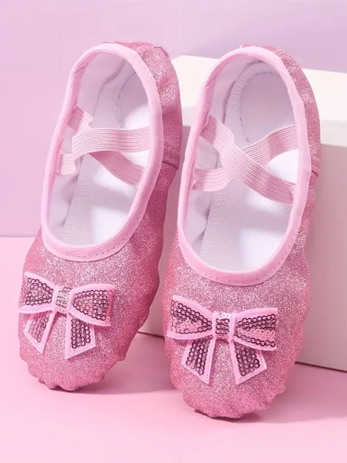 Mia Belle Girls Glitter Ballet Shoes | Shoes By Liv & Mia