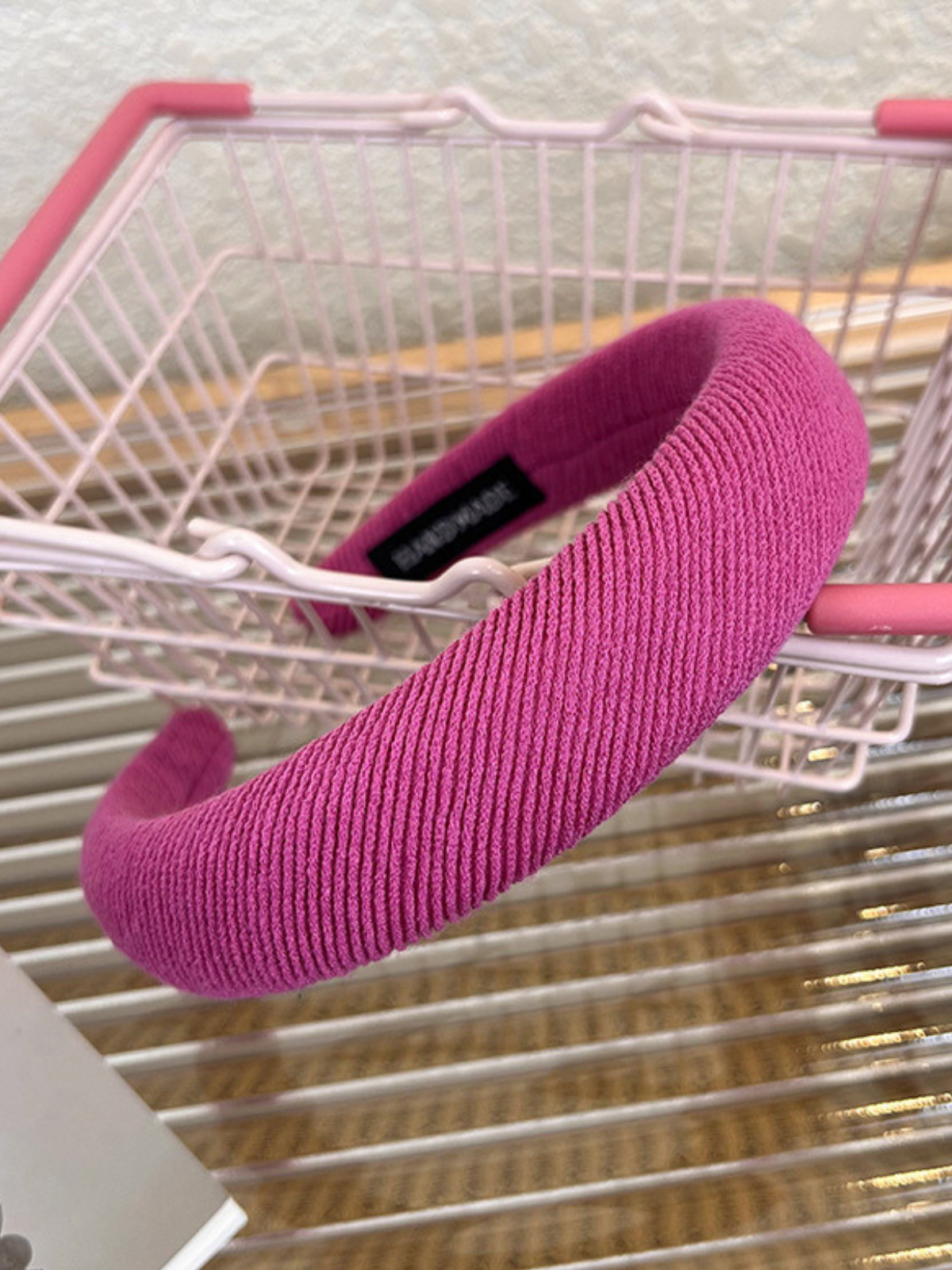 Mia Belle Girls Pink Padded Headband | Girls Accessories