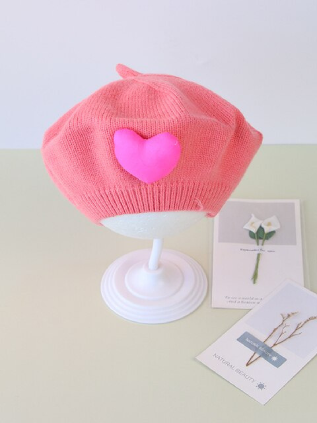 Mia Belle Girls Knitted Beret Hat | Girls Accessories