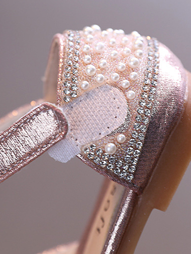 Girls Butterfly Glitter Flats
