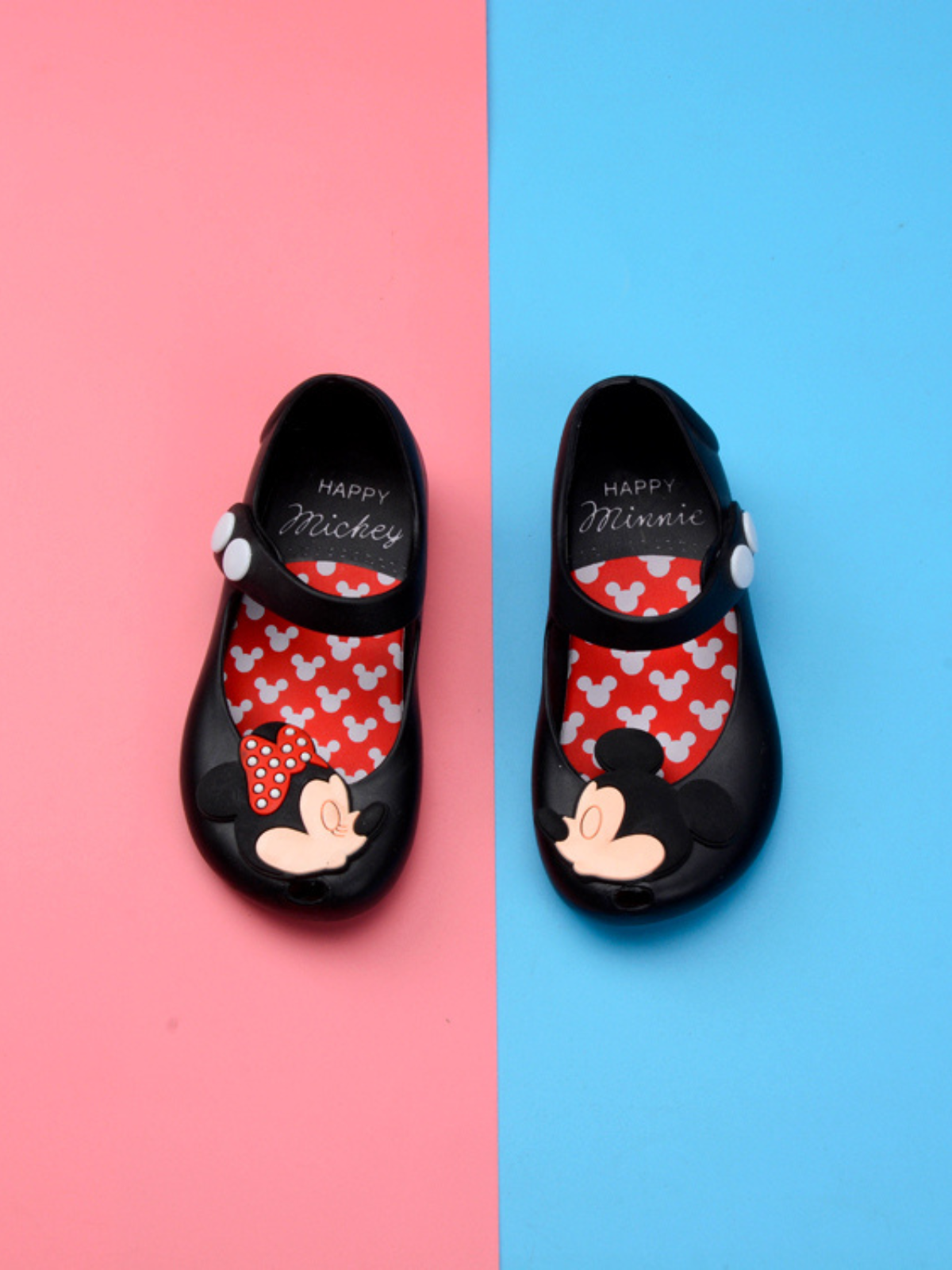 Kissing Mickeys Mary Jane Jelly Shoes