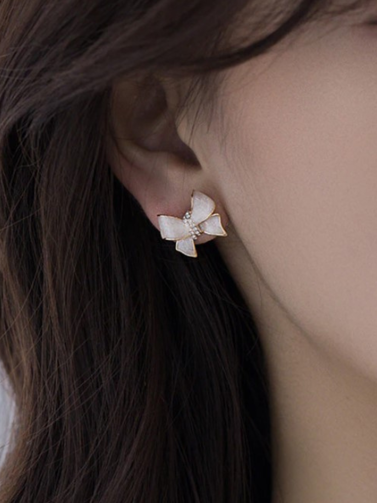 Mia Belle Girls Sparkly Bowknot Earrings | Girls Accessories