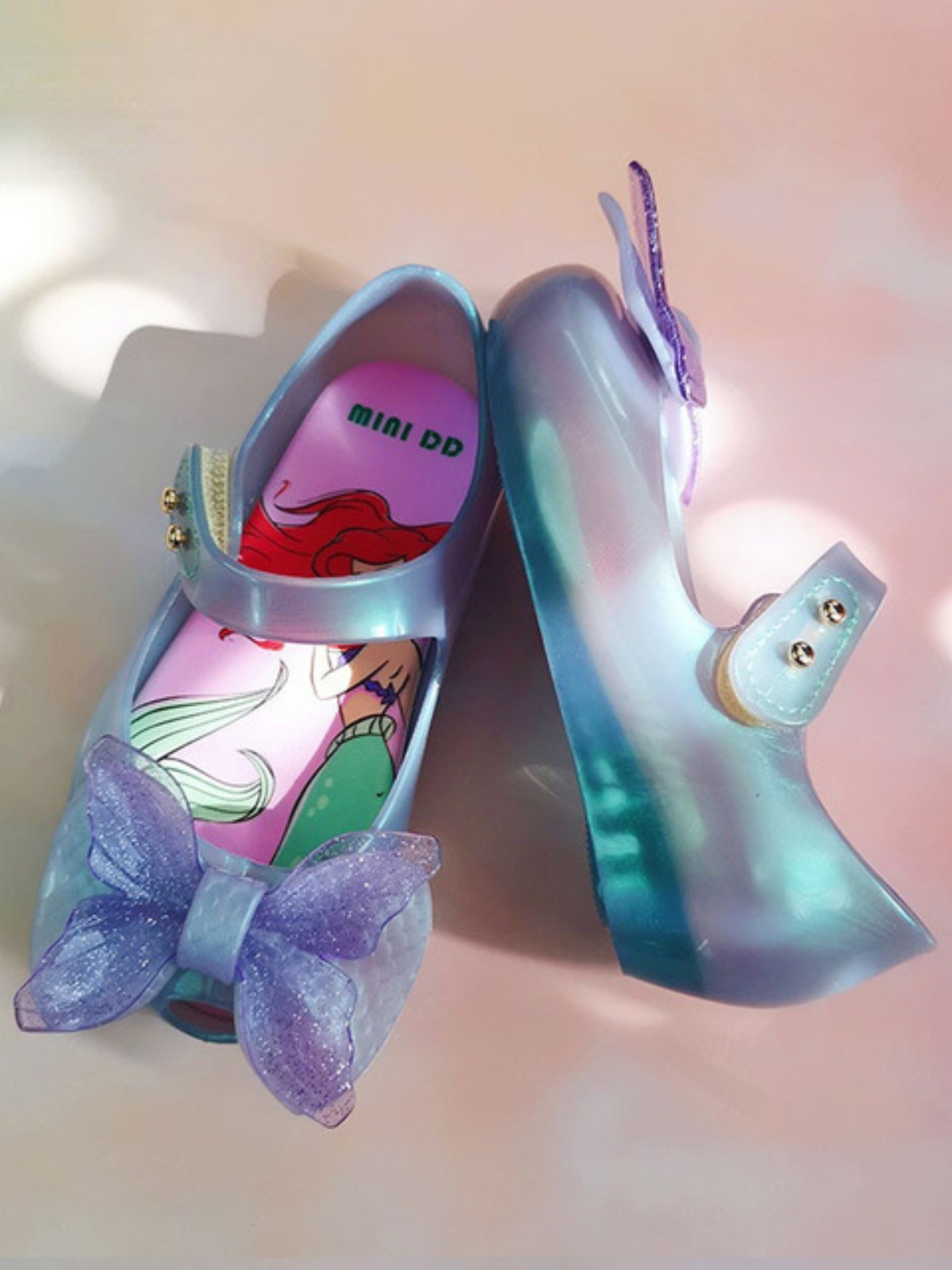 Kids Shoes By Liv & Mia | Girls Magic Mermaid Jelly Mary Jane Shoes