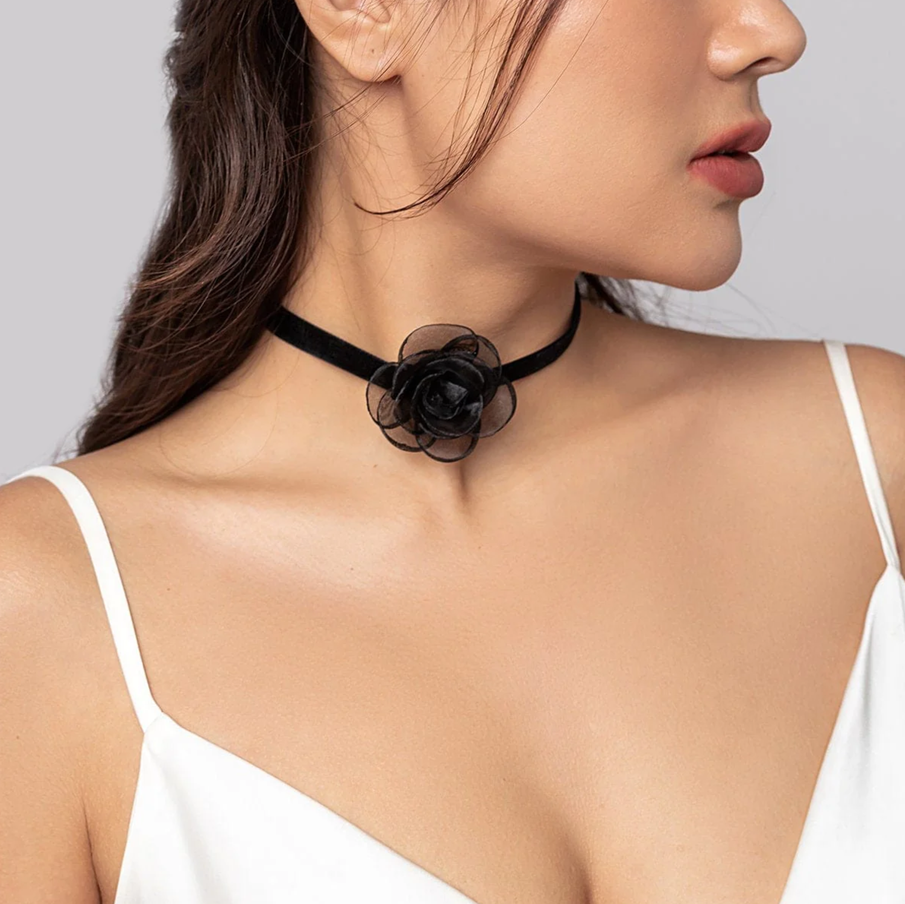 Mia Belle Girls Flower Choker Necklace | Girls Accessories