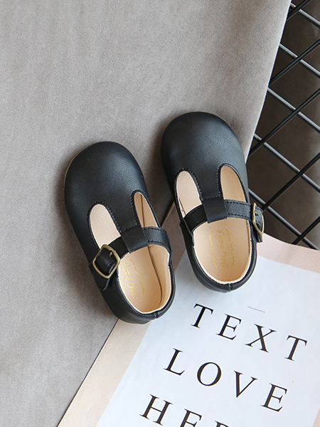 Shoes By Liv & Mia | Schoolgirl T Strap Buckle Flats