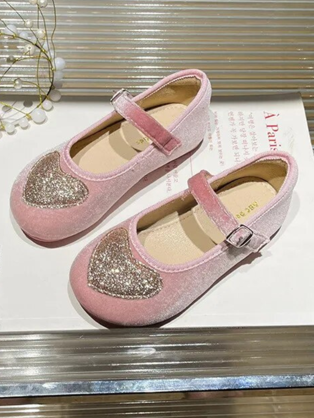 Mia Belle Girls Velvet Mary Jane Shoes | Shoes By Liv & Mia