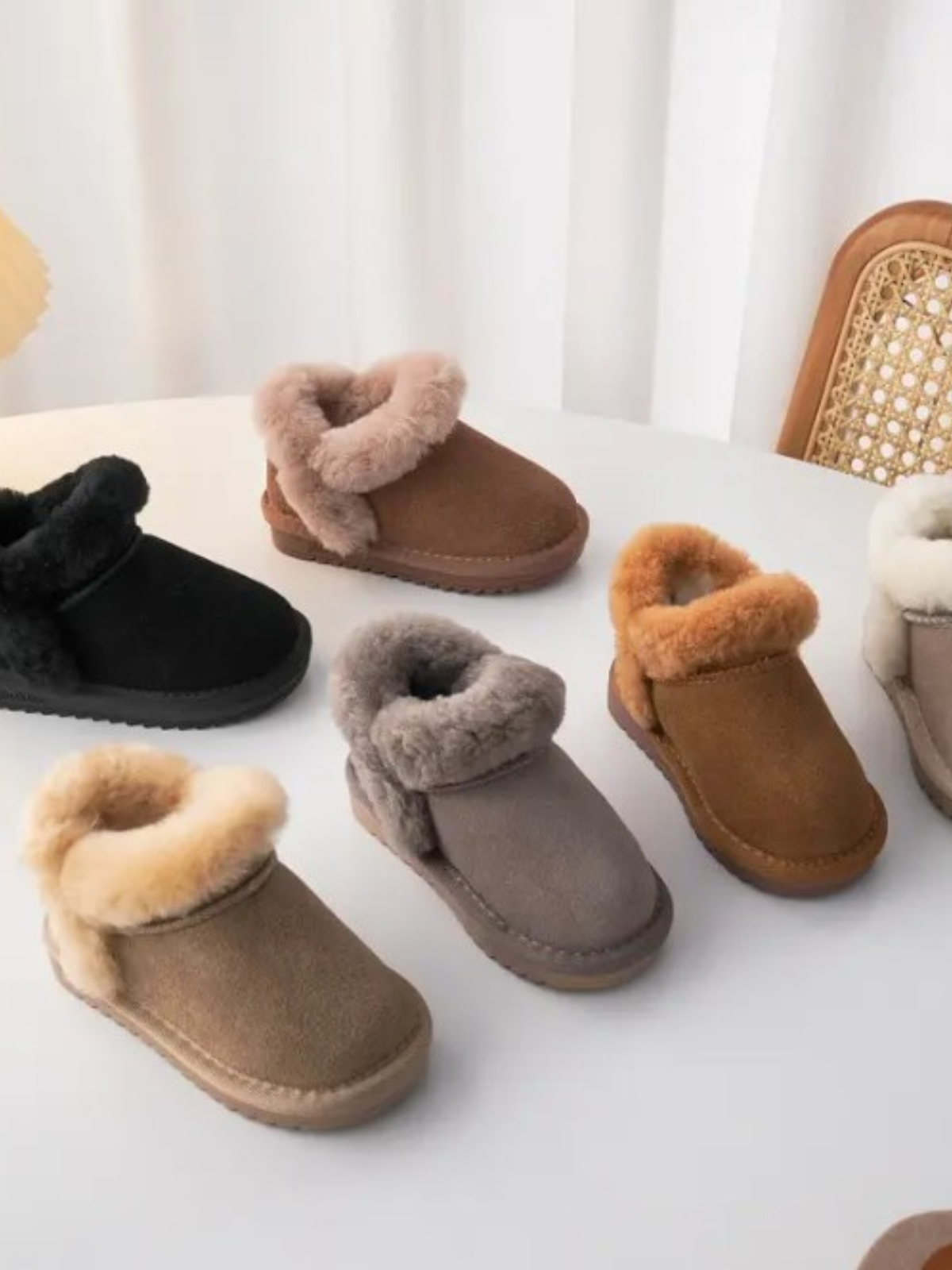 Mia Belle Girls Fur-Lined Suede Boots | Shoes By Liv & Mia