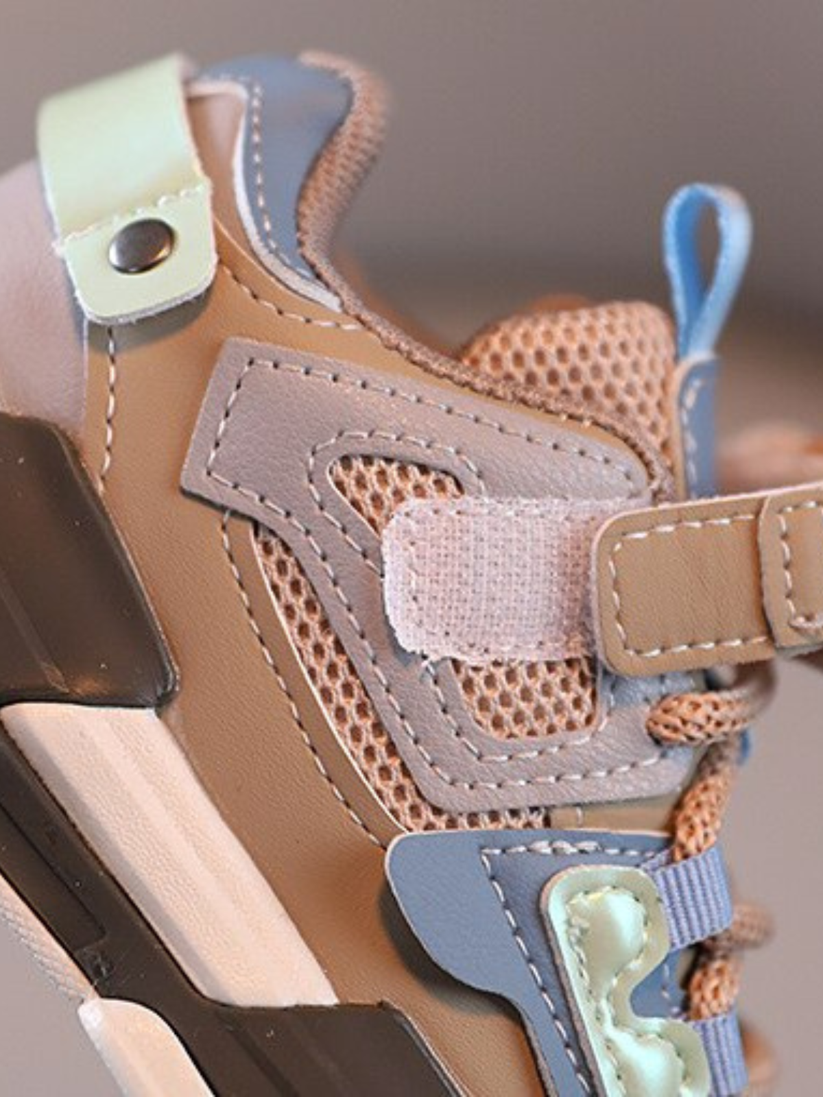 Back To School Shoes | Velcro & Lace Running Sneakers | Mia Belle Girls