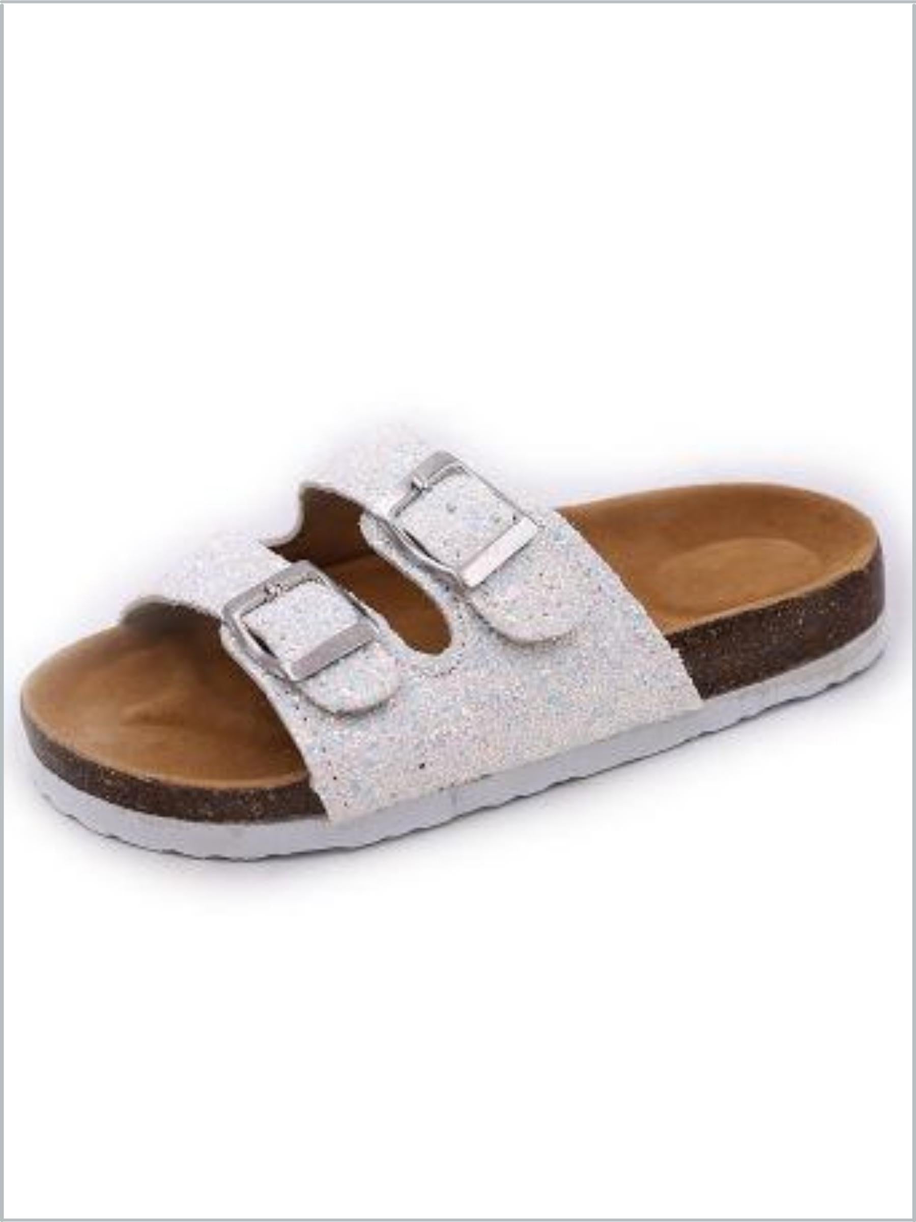 Girls Sparkle Sequined Sandals By Liv and Mia
