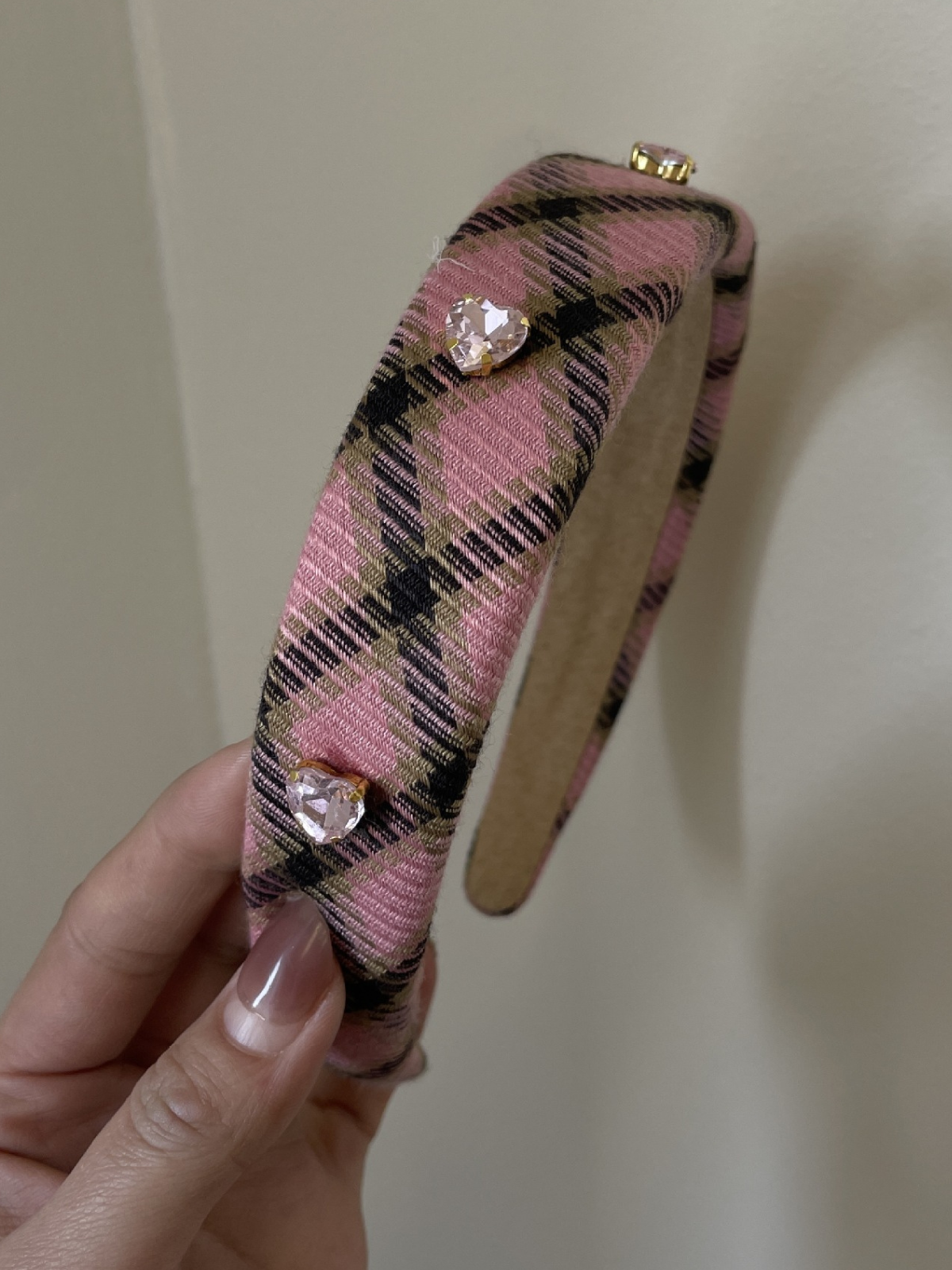 Mia Belle Girls Pink Rhinestone Padded Headband | Girls Accessories