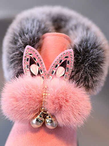 Shoes By Liv & Mia | Faux Fur Pom Pom Boots - Mia Belle Girls