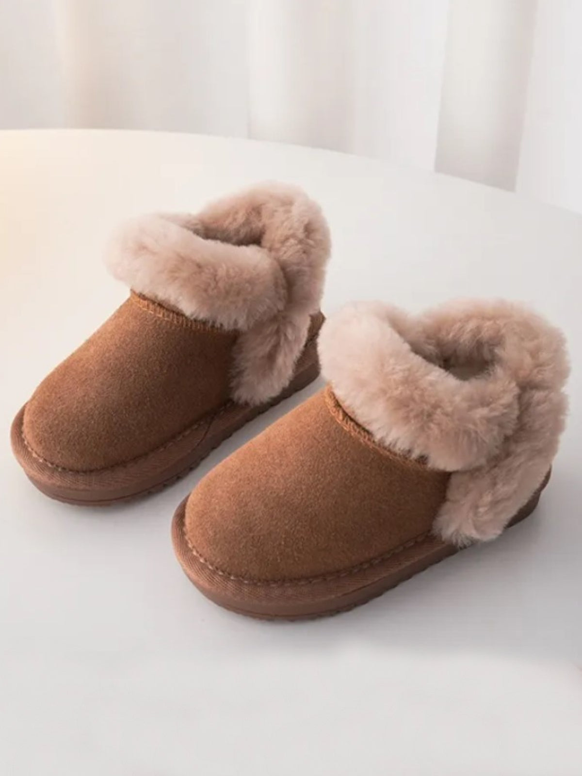 Mia Belle Girls Fur-Lined Suede Boots | Shoes By Liv & Mia