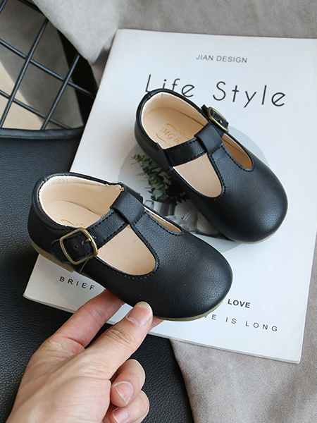 Shoes By Liv & Mia | Schoolgirl T Strap Buckle Flats