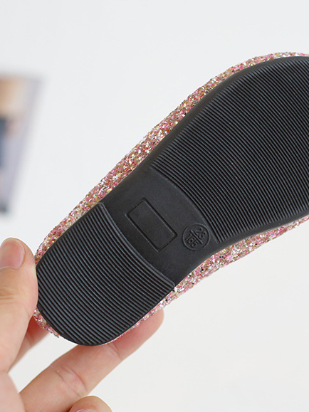 Shoes By Liv & Mia | Cute Sequin Bow Ballet Flats - Mia Belle Girls