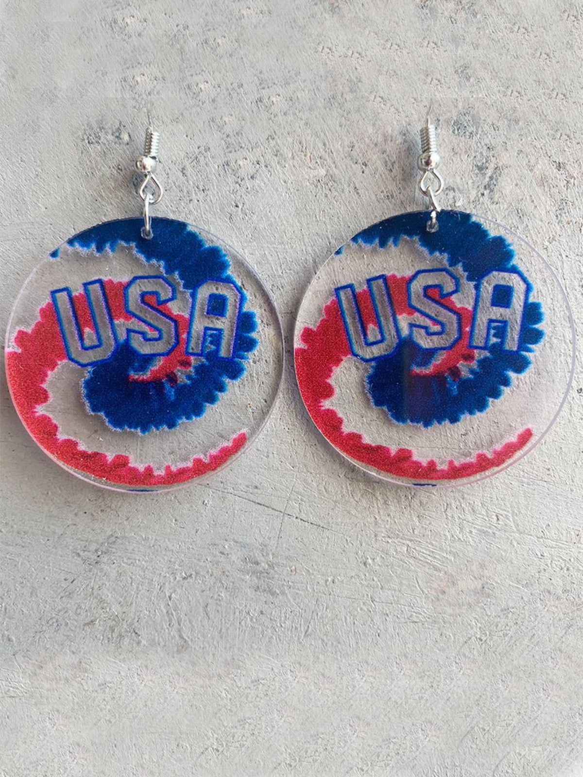 Bold And Brave Patriotic Dangle Earrings