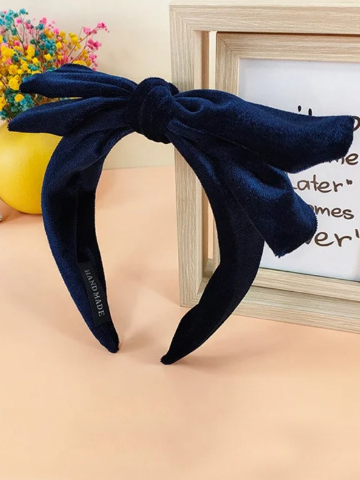 Mia Belle Girls Double Bow Velvet Headband | Girls Accessories