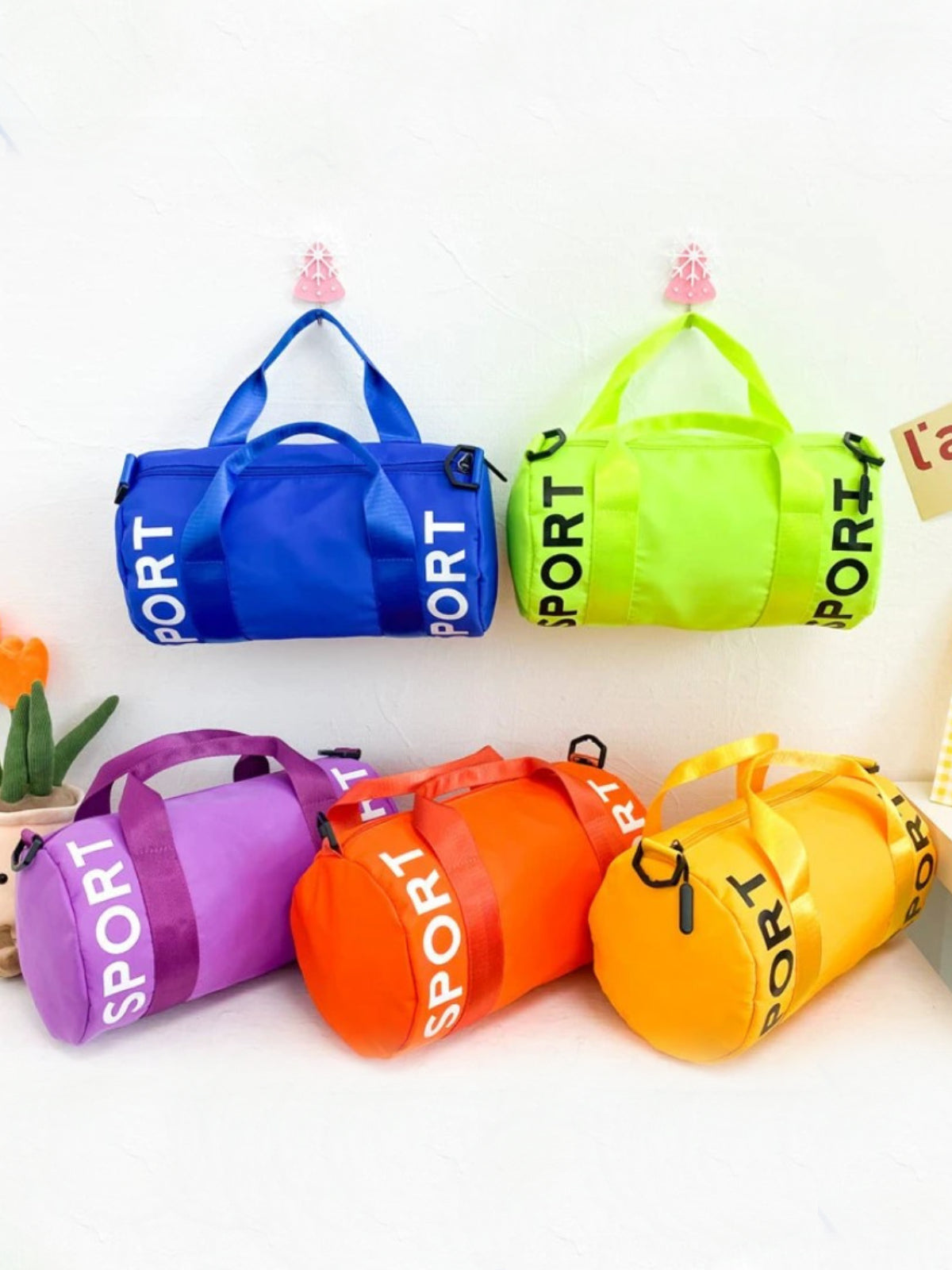 Mia Belle Girls Sports Duffle Bag | Girls Accessories
