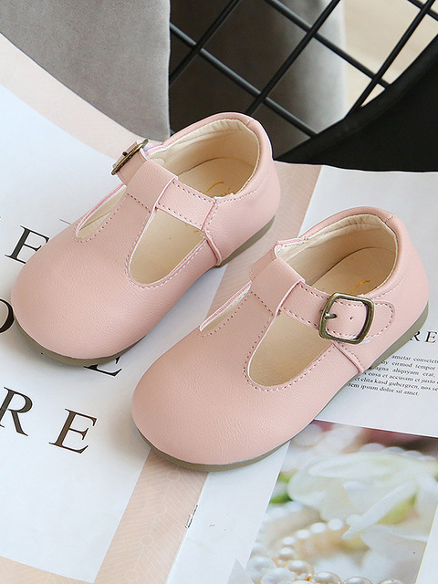 Shoes By Liv & Mia | Schoolgirl T Strap Buckle Flats