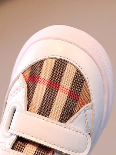 Posh Plaid Velcro Strap Sneakers