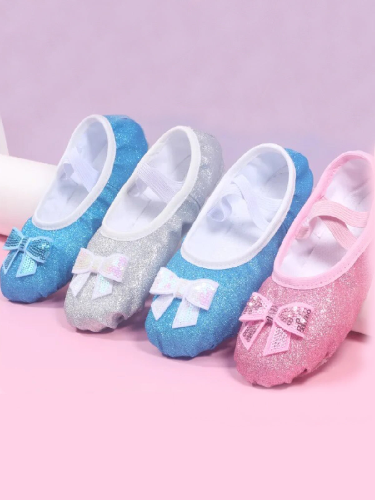 Mia Belle Girls Glitter Ballet Shoes | Shoes By Liv & Mia