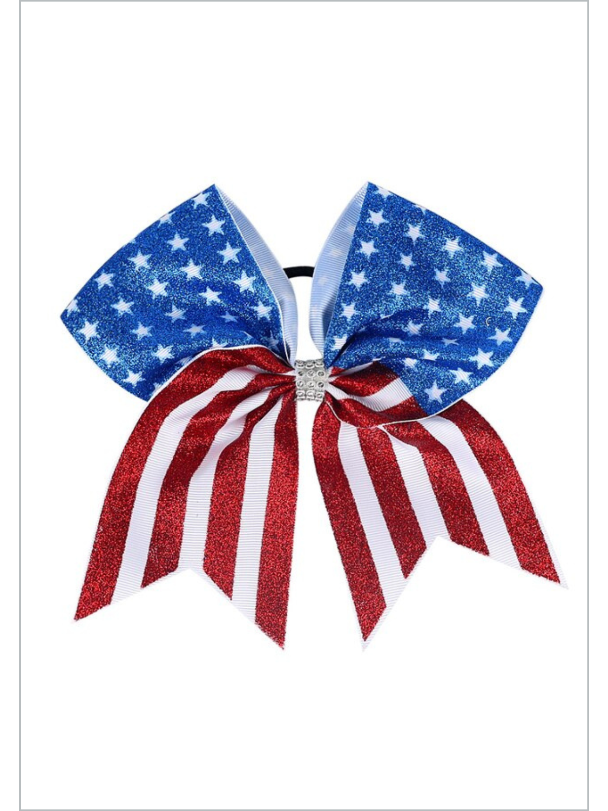 Stars And Stripes Large Bow Hair Tie