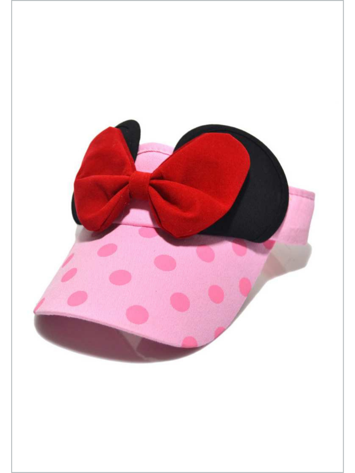Mia Belle Girls Polka Dot Visor Hat | Girls Accessories