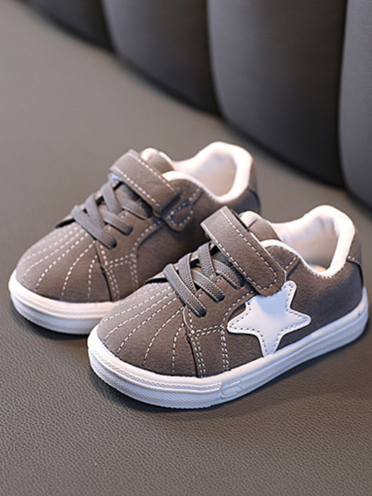 Back To School Shoes | Plush Cotton Velcro Sneakers | Mia Belle Girls