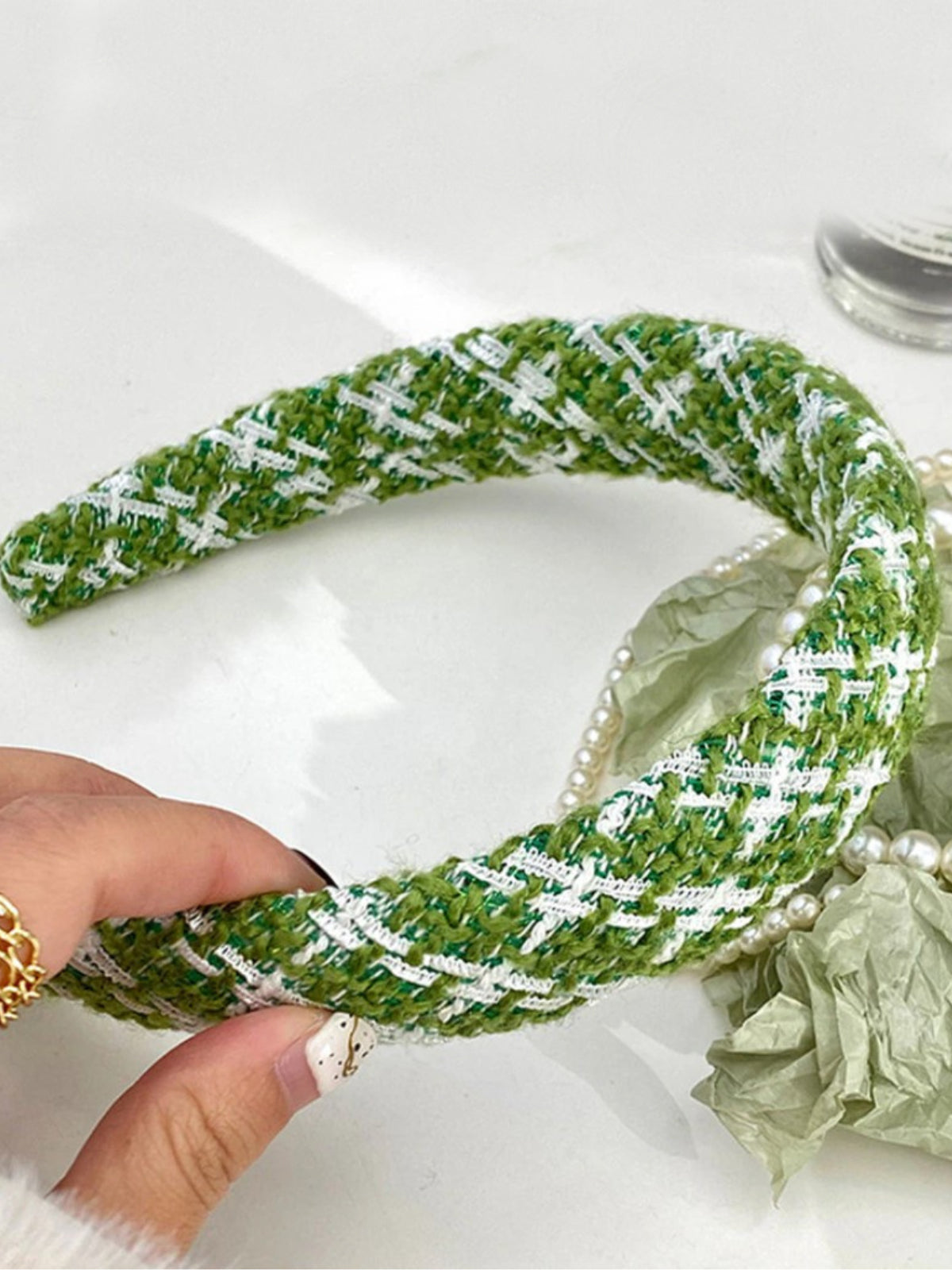 Mia Belle Girls Green Padded Headband | Girls Accessories