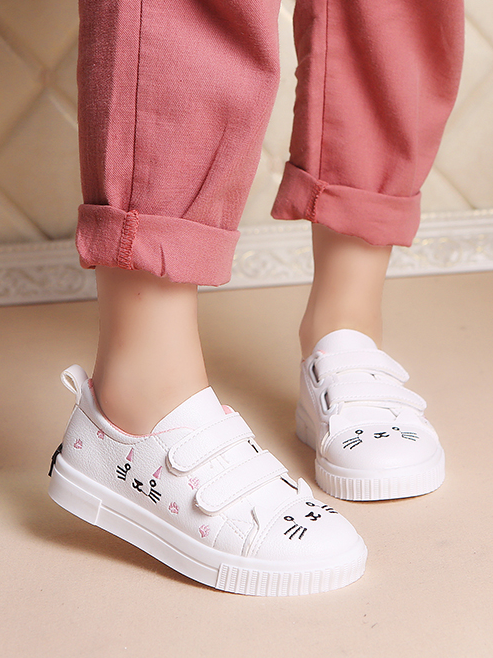 Shoes By Liv & Mia | Kitten Velcro Strap Sneakers - Mia Belle Girls